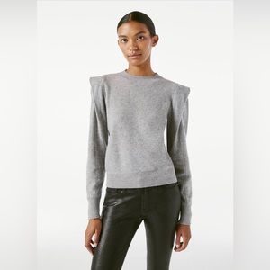 House of Harlow 1960 NWT cashmere folded shoulder sweater